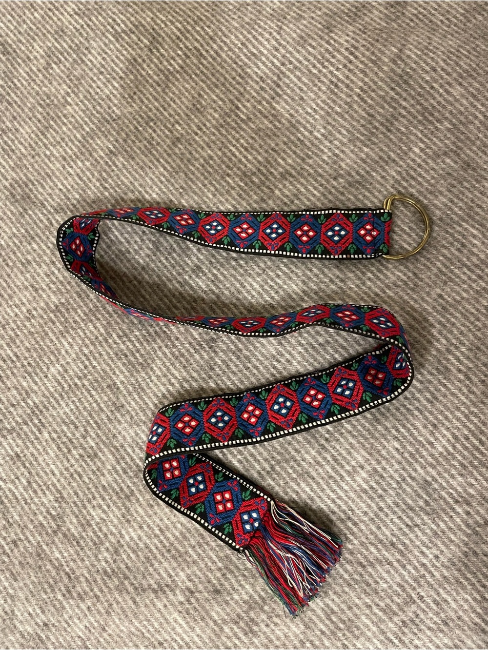 Vintage woven cotton belt